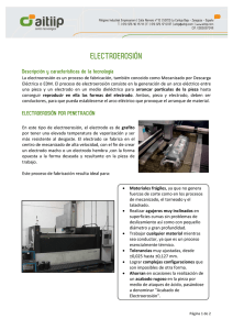 Electroerosión - Aitiip Centro Tecnológico