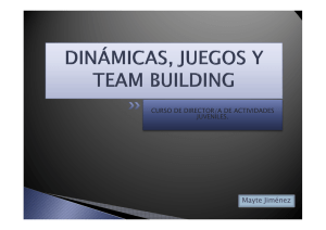 Dinamicas, Juegos y Team Building.