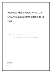 Proyecto Megaminero PASCUA LAMA: El agua como origen de la