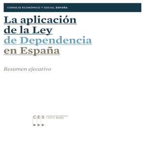 La aplicación de la Ley de Dependencia en España