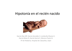 Hipotonía en el recién nacido - Asociación Española de Pediatría de