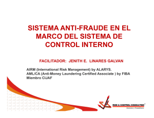 sistema anti-fraude en el marco del sistema de control interno