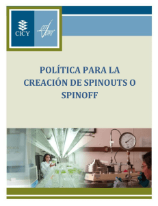 política para la creación de spinouts o spinoff