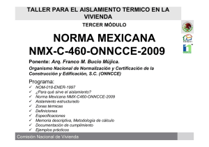 norma mexicana nmx-c-460-onncce-2009