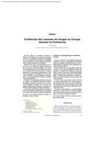 Evidencias del consumo de drogas en Europa durante la Prehistoria