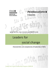 Leaders for social change