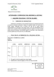 actividades y ejercicios para mejorar la lectura