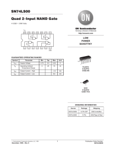 SN74LS00 Quad 2-Input NAND Gate