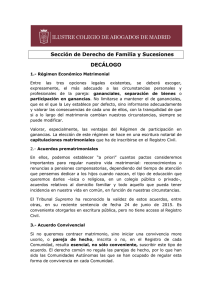 Sección de Derecho de Familia y Sucesiones DECÁLOGO