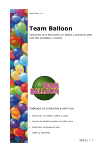 Catálogo Team Balloon 2015 1.0