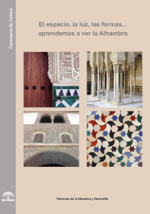 El espacio, la luz, las formas… aprendemos a ver la Alhambra