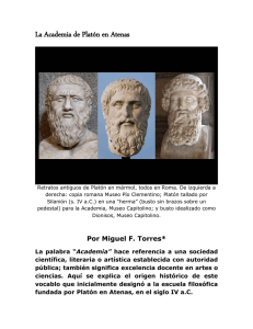 La Academia de Platón en Atenas