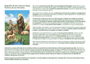 Biografía de San Antonio Abad