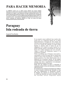 Paraguay Isla rodeada de tierra - Portal de la Cultura de América
