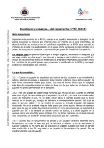Cuestiones Técnicas CNA Waterpolo 2011-2012