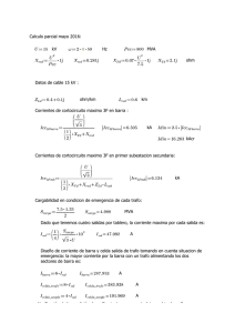 Calculo parcial mayo 2016: k Hz ohm Datos de cable 15 k : ohm km