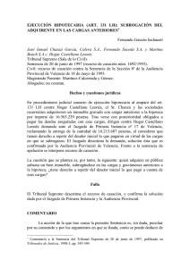 EJECUCIÓN HIPOTECARIA (ART. 131 LH) - E