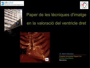 Paper de les tècniques d`imatge en la valoració del ventricle dret