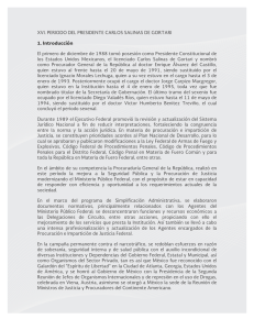 XVI. Período del Presidente Carlos Salinas de Gortari