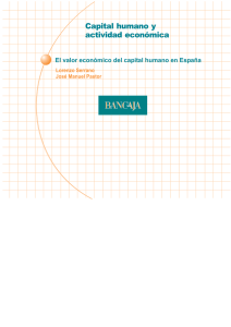 El valor económico del capital humano en España