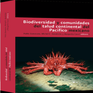 Biodiversidad y comunidades del talud continental del Pacífico