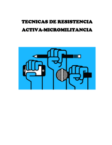 TECNICAS DE RESISTENCIA ACTIVA
