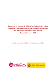 Documento de consenso de GeSIDA/Plan Nacional sobre el Sida