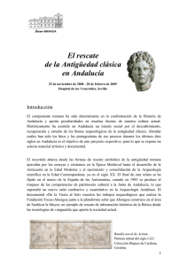 El rescate de la Antigüedad clásica en Andalucía