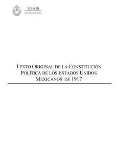 TEXTO ORIGINAL DE LA CONSTITUCIÓN POLÍTICA DE LOS