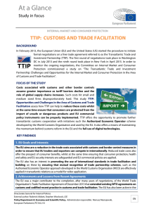 TTIP Customs and Trade - European Parliament