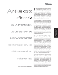 Análisis costo eficiencia - Revistas Universidad Externado de