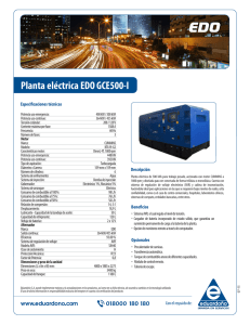 Planta eléctrica EDO GCE500-I