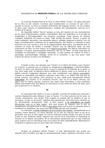 FRAGMENTOS DE PRINCIPIA ETHICA, DE G.E. MOORE PARA