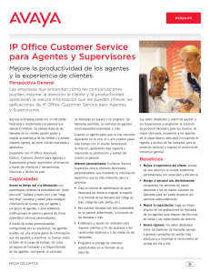 IP Office Customer Service Applications