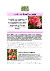 Aceite de Rosa Mosqueta