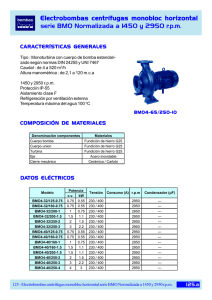 Catálogo Técnico Serie BMO