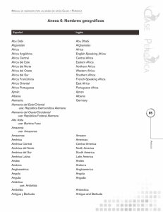 Nombres geográficos