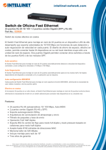Switch de Oficina Fast Ethernet