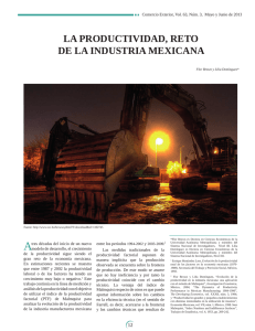la productividad, reto de la industria mexicana