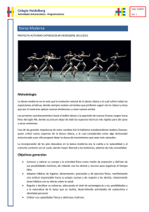 Danza Moderna - Actiweb crear paginas web gratis