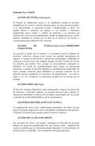 Sentencia No. T-254/93 ACCION DE TUTELA