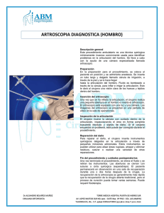 ARTROSCOPIA DIAGNOSTICA (HOMBRO)