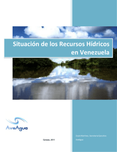 Situación de los Recursos Hídricos en Venezuela