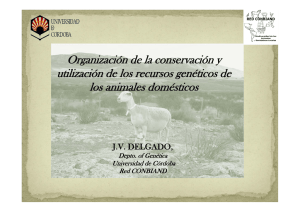 Tema 5.- Organización de la conservación y utilización de los