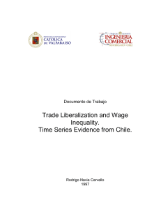 Trade Liberalization and Wage Inequality. Time Series Evidence
