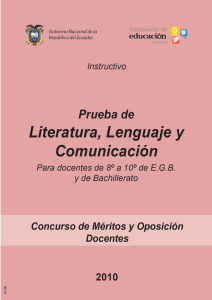 Literatura, Lenguaje y Comunicación