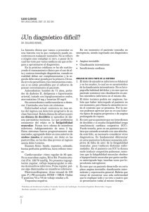 ¿Un diagnóstico difícil? - Sociedad Uruguaya de Cardiología
