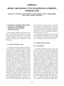 ritmo circadiano y Fluctuación dE la prEsión intraocular