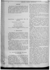 fracturas del esternon - Revista Clínica Española