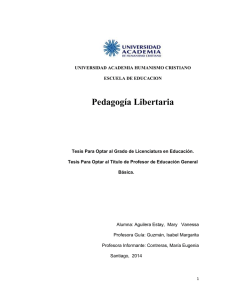 Pedagogía Libertaria - Biblioteca Digital UAHC